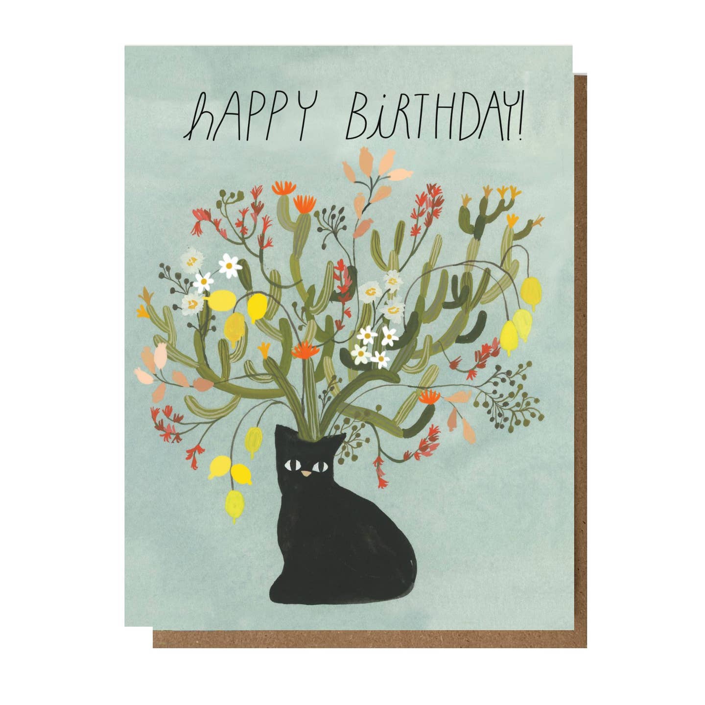 Birthday Cat Greeting Card