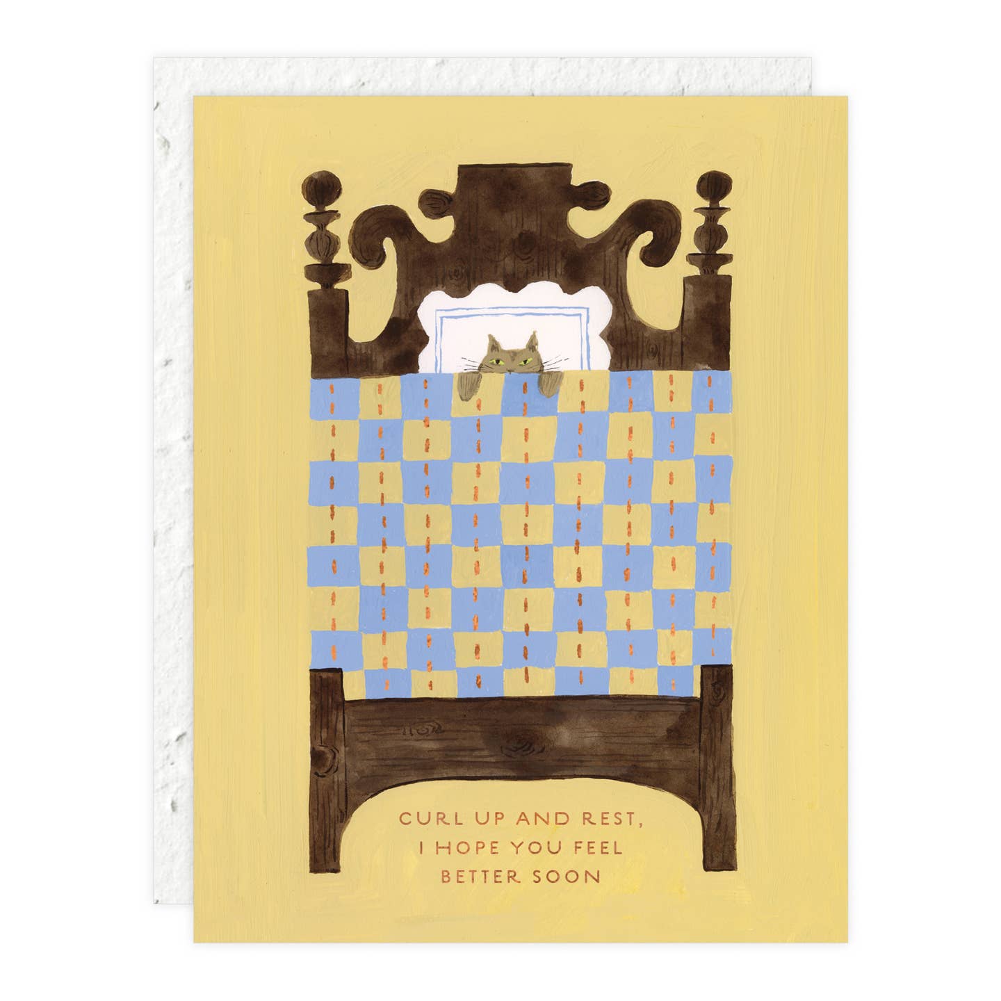 Feel Better Cat Nap - Plantable Greeting Card
