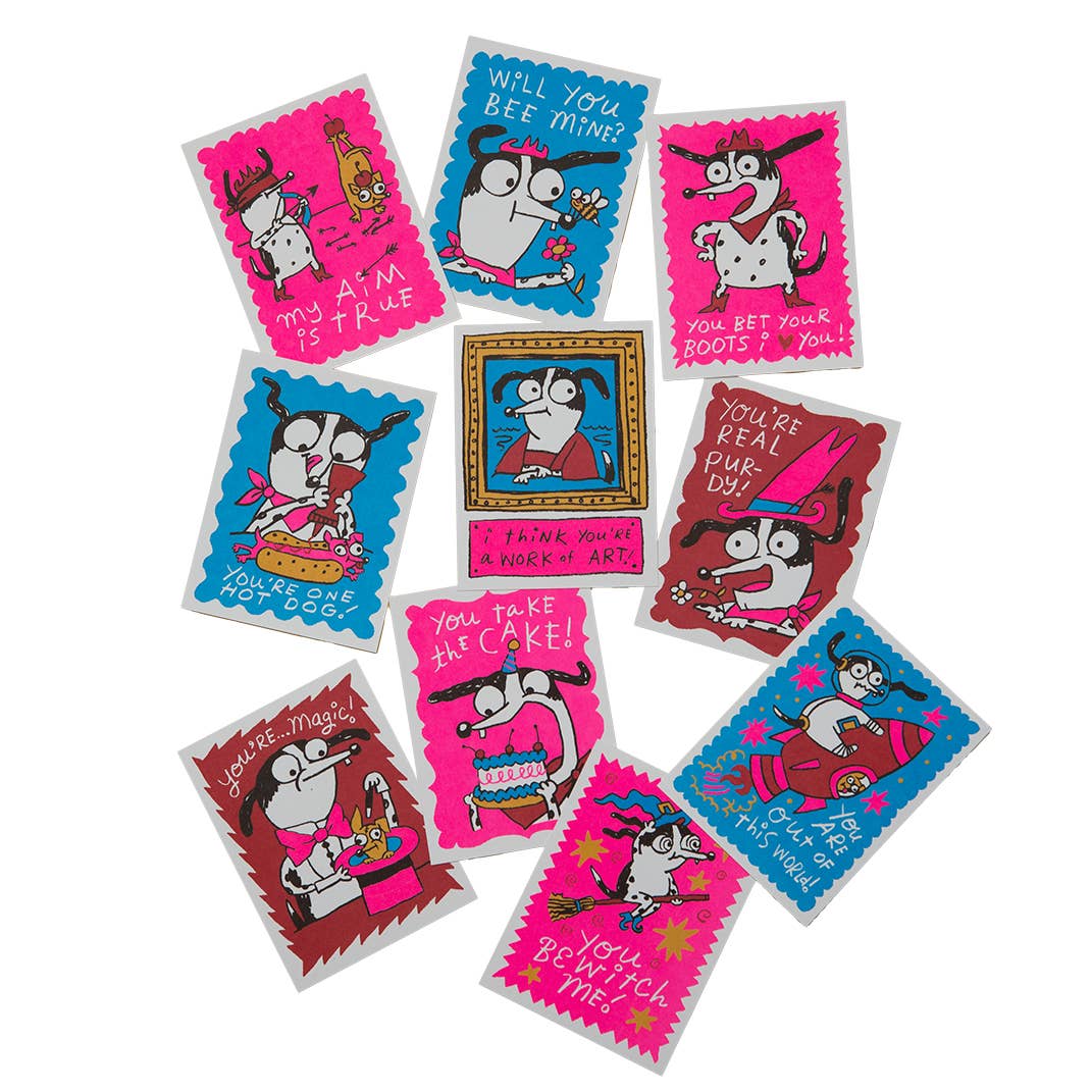 Cowgirl Valentine Set