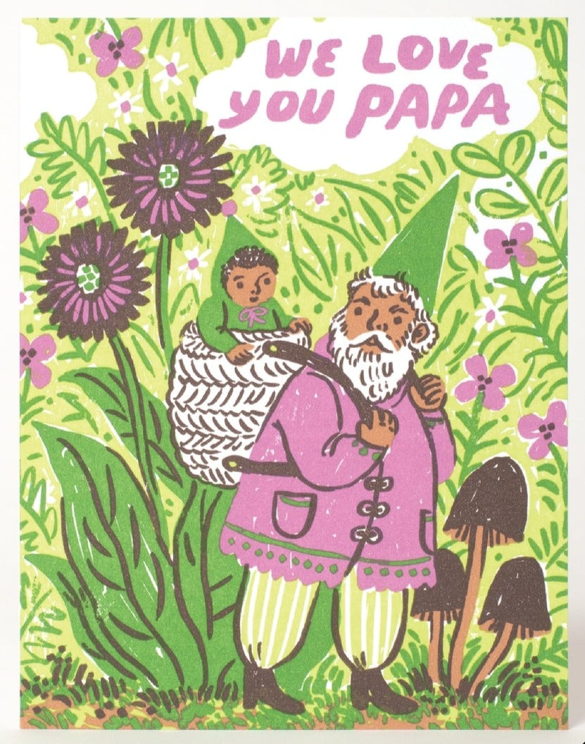 Love You Papa Greeting Card