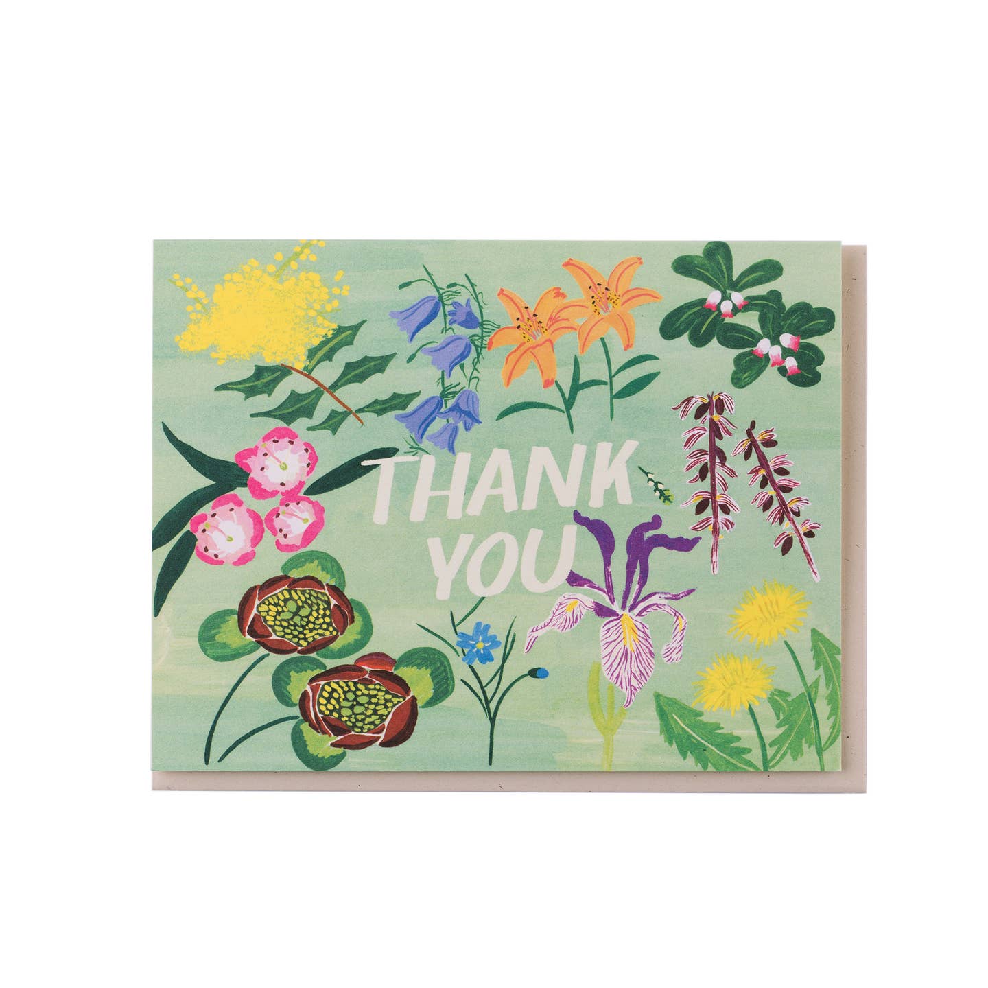Thank You Flowers Greeting Card