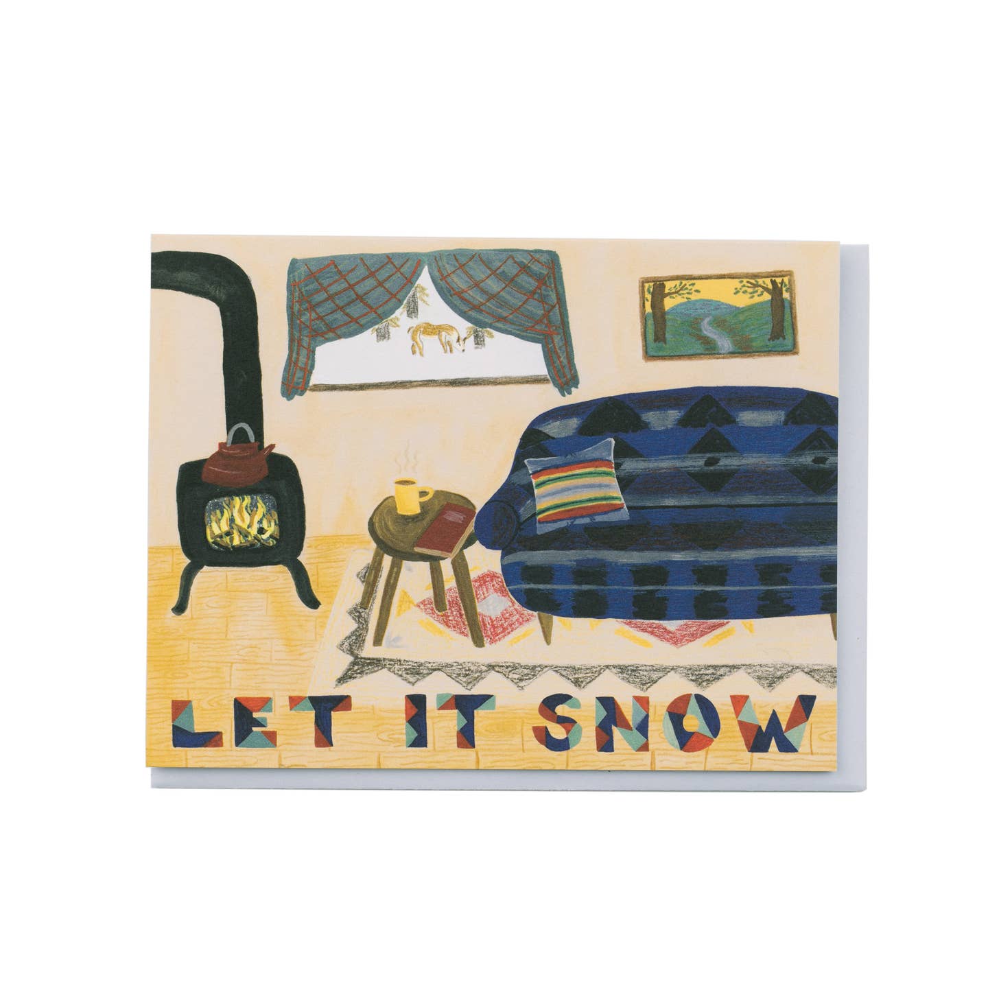 Let It Snow Greeting Card