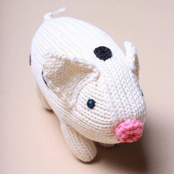 Baby Rattle - Pig