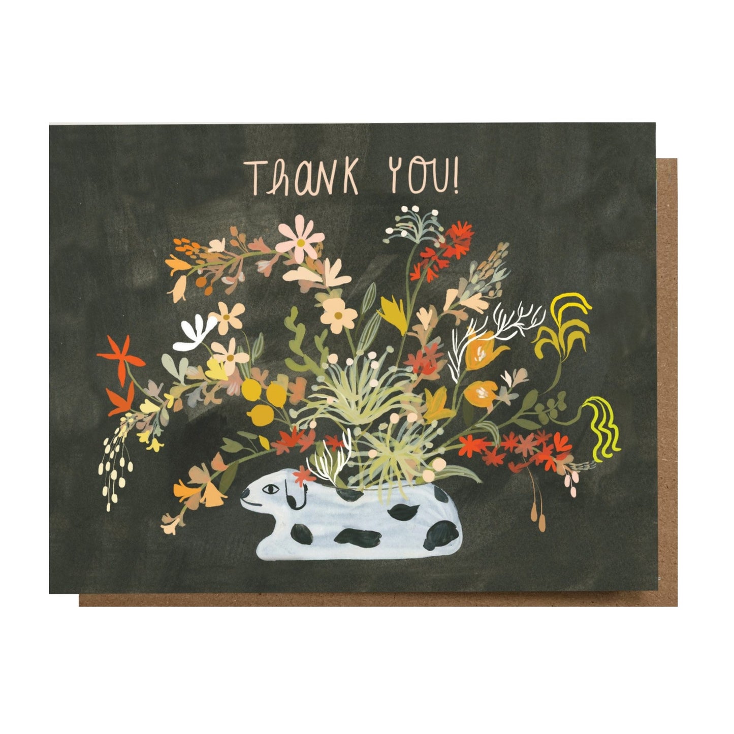 Thank You Dalmatian Greeting Card