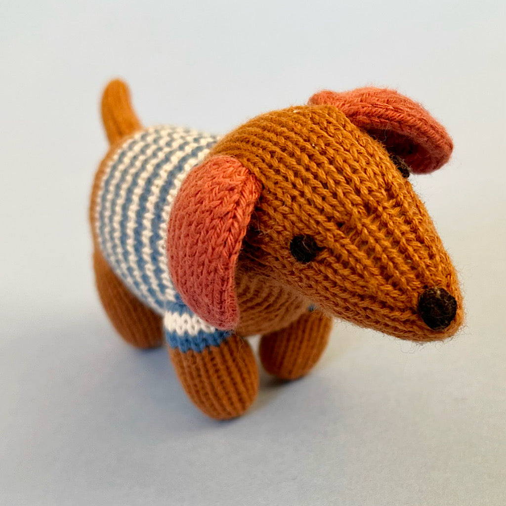Baby Rattle - Dachshund