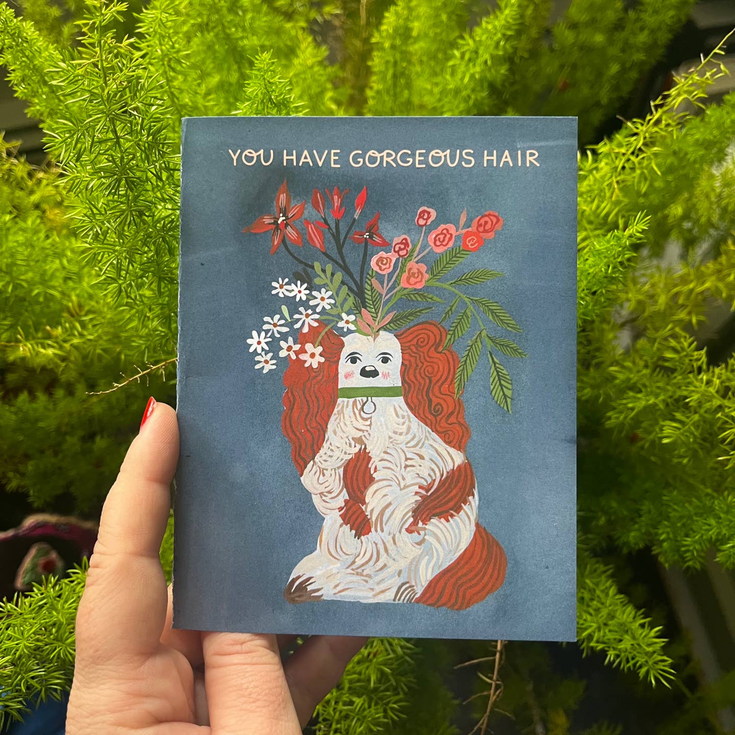 Gorgeous Hair Greeting Card
