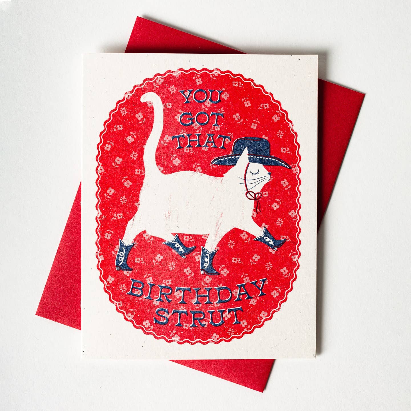 Birthday Strut Greeting Card