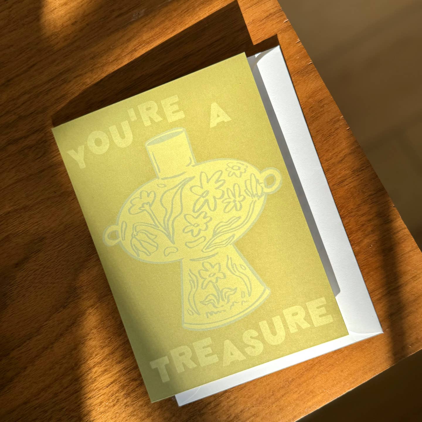 You're A Treasure Greeting Card