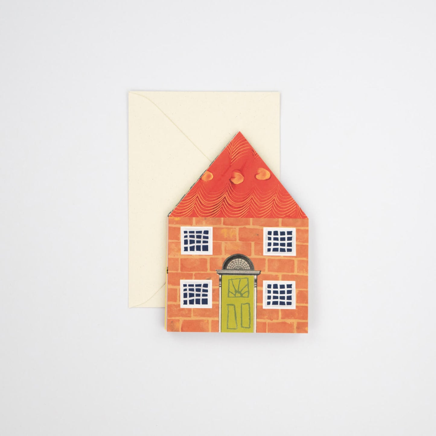 Houses Concertina Greeting Card