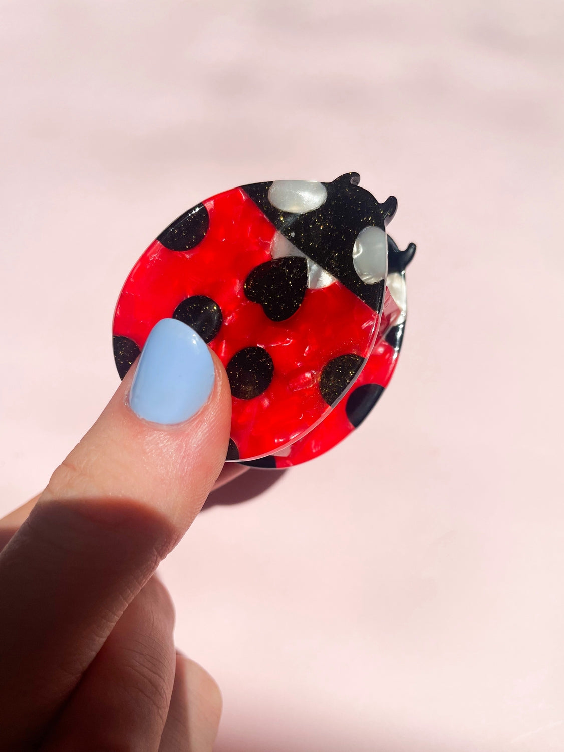 Small Ladybug Claw Clip