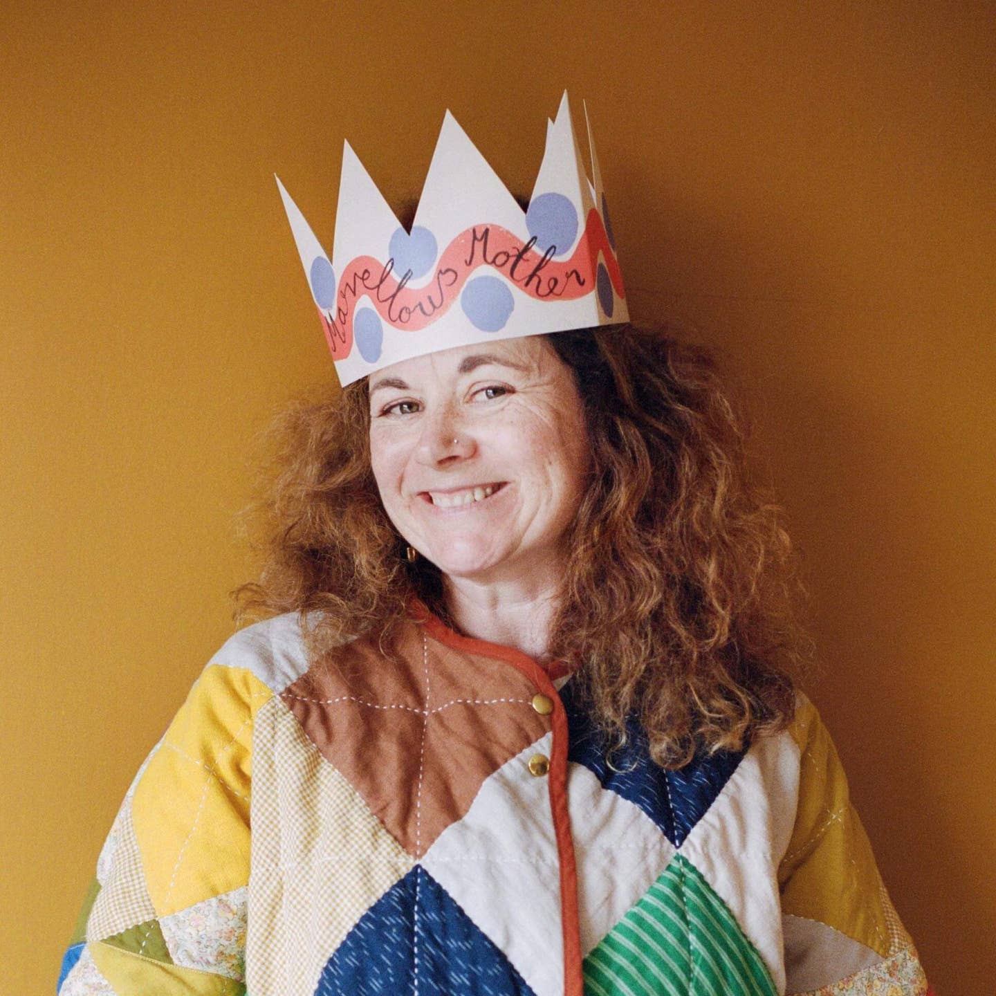 Marvelous Mother Greeting Card and Party Hat
