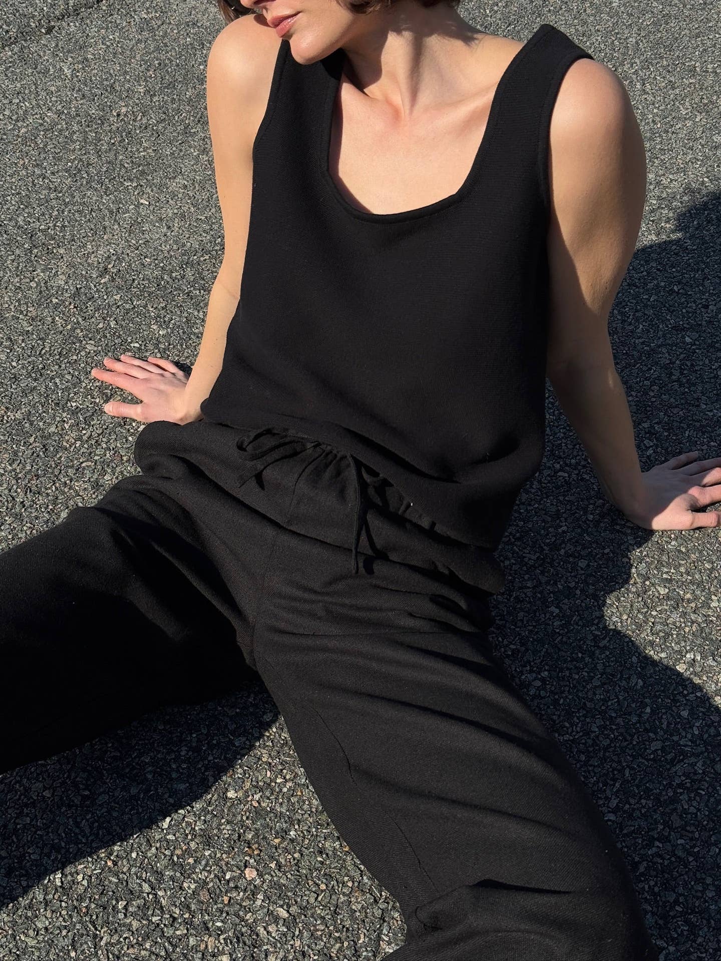 Sally Cotton Seed Stitch Top
