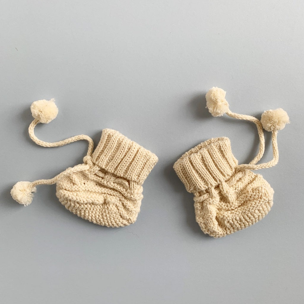 Knit Baby Booties