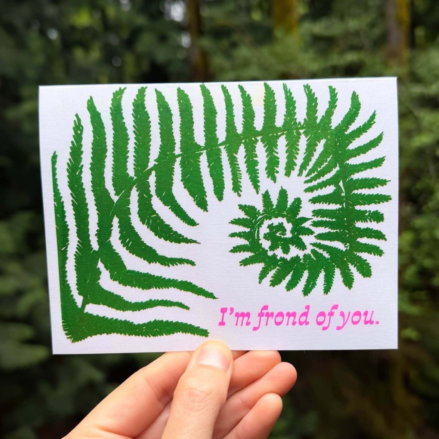 Frond of You Greeting Card