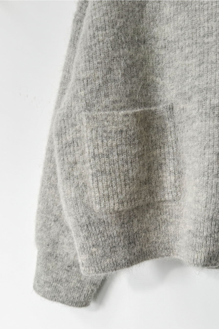 Alpaca Zip Front Jacket