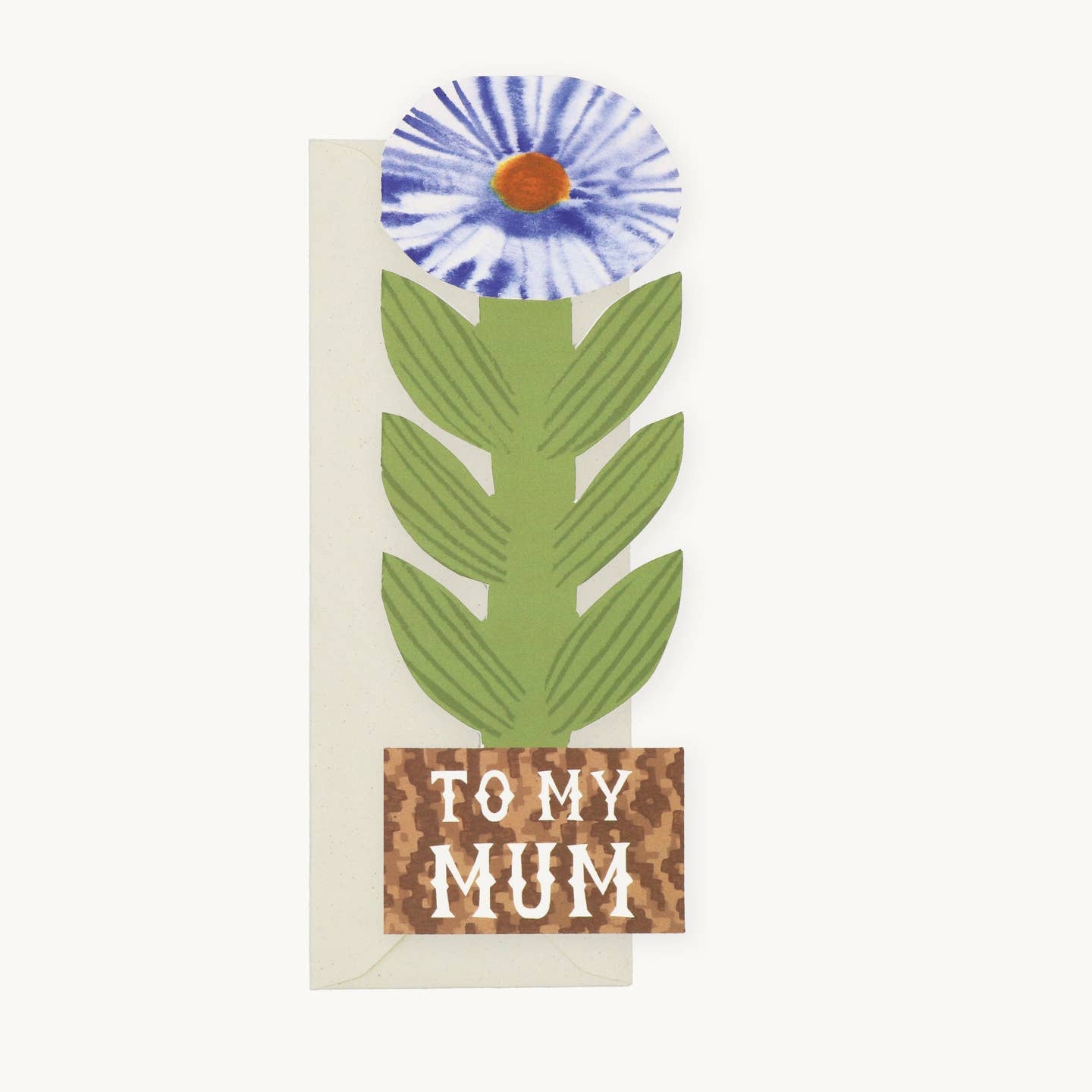 To My Mum Flower Greeting Card