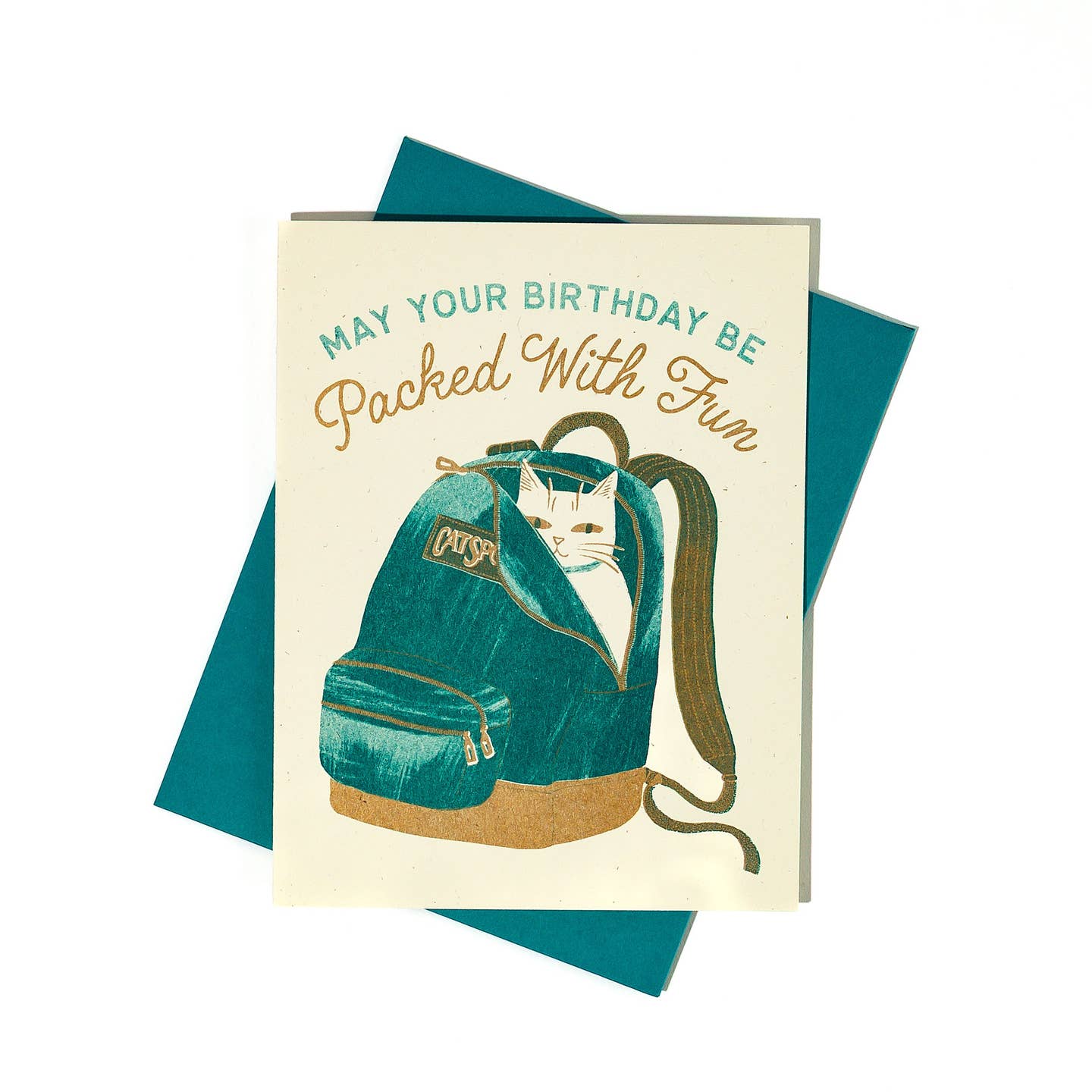 Backpack Birthday Greeting Card