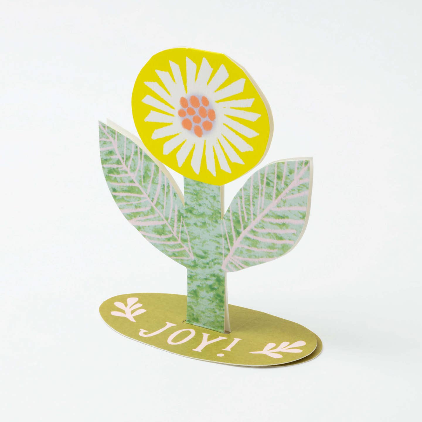 Joy Flower Standing Greeting Card