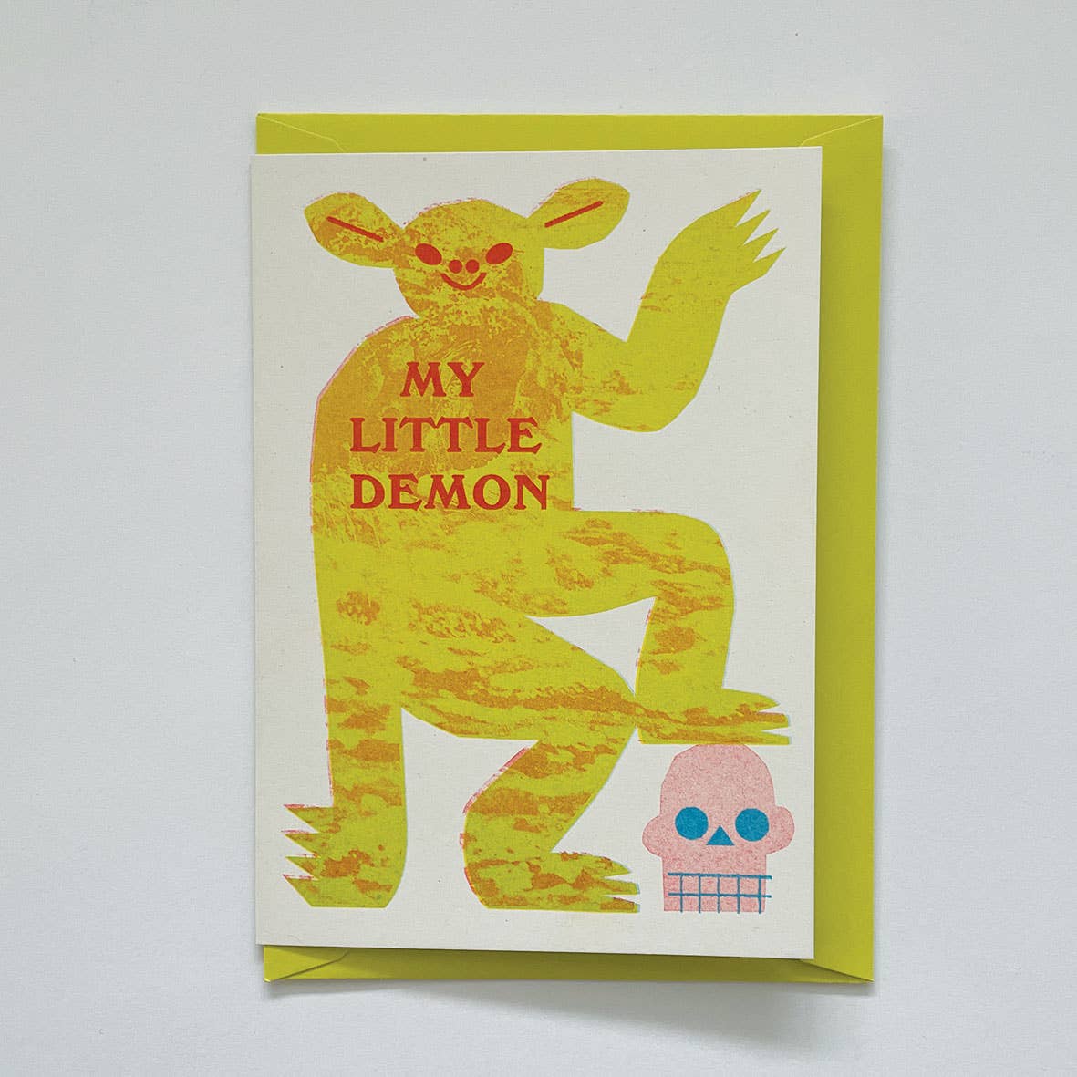 My Little Demon Greeting Card