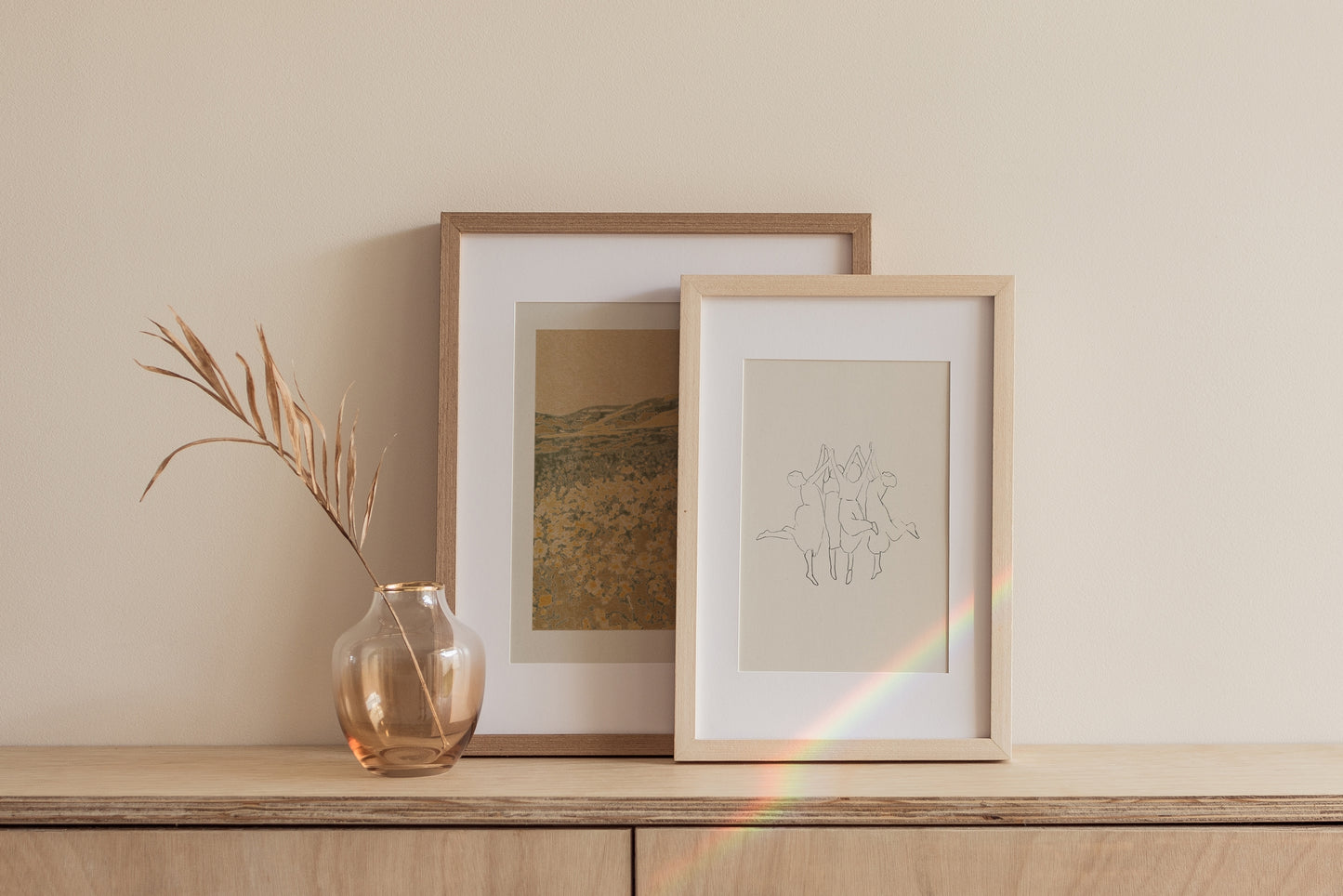 Field of 70's Wallpaper Print