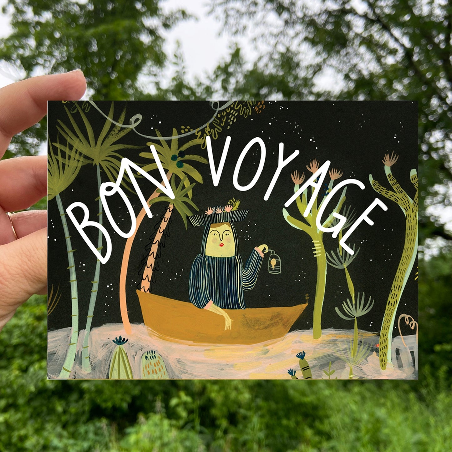 Bon Voyage Greeting Card