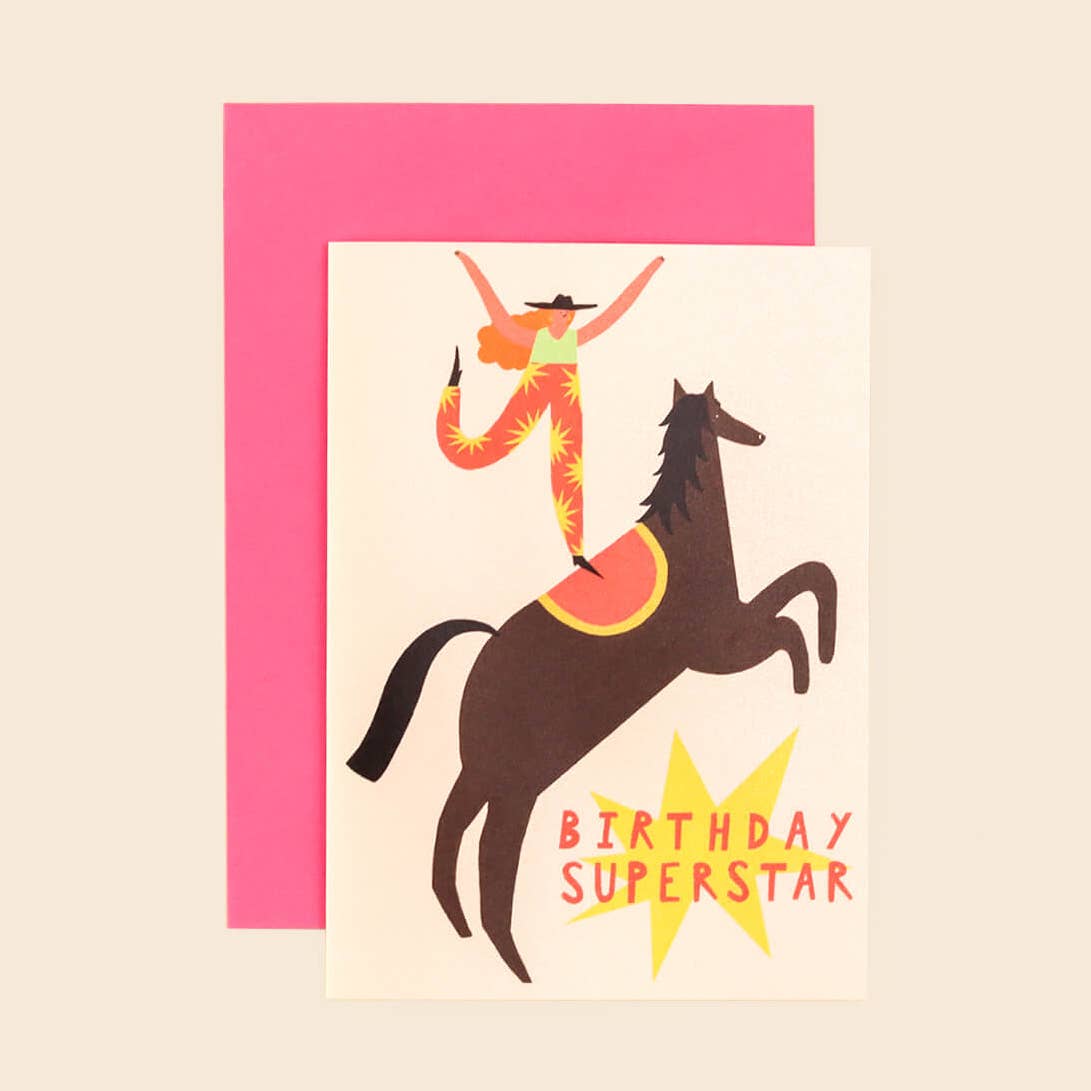 Birthday Superstar Greeting Card