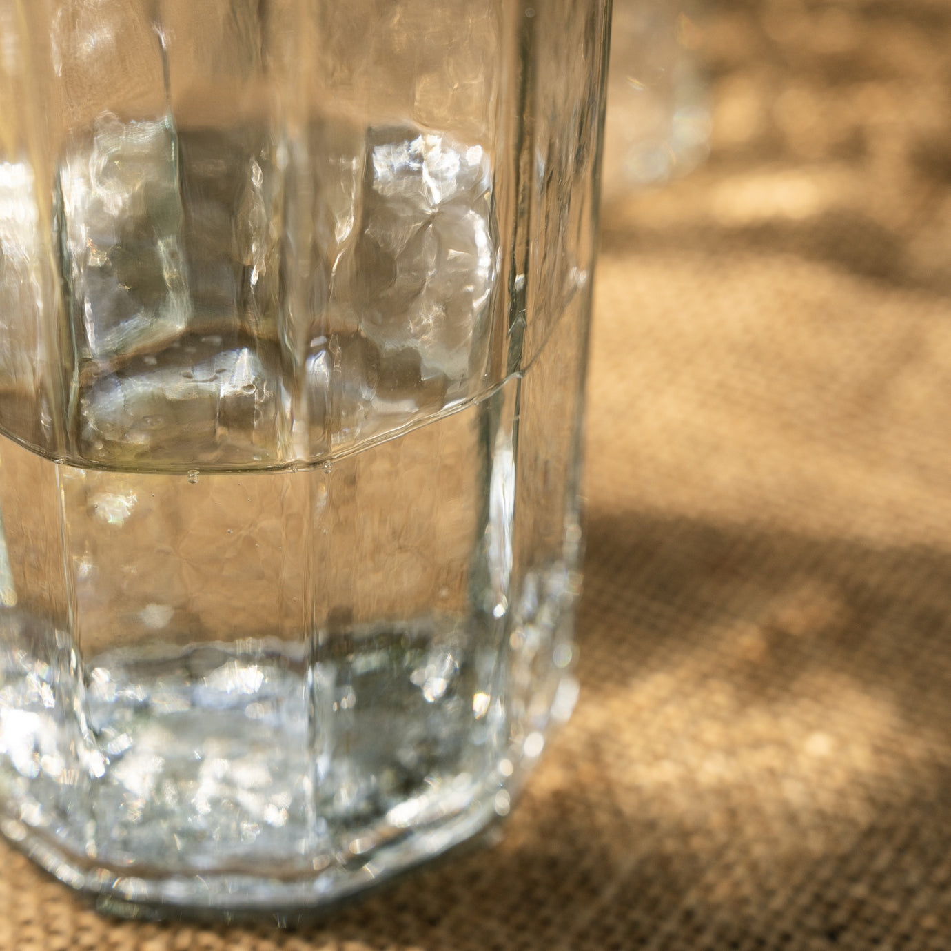 Pebbled Edge Glassware