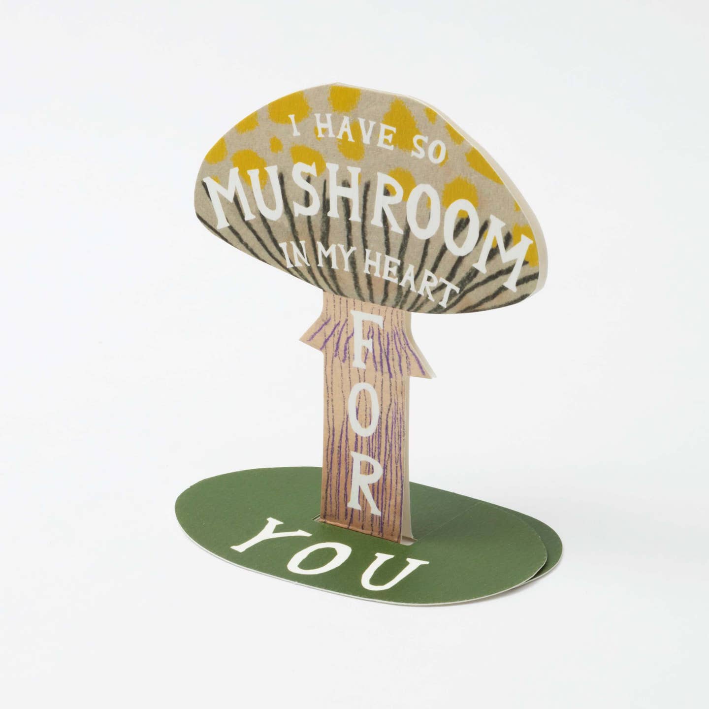 Mushroom Love Standing Greeting Card