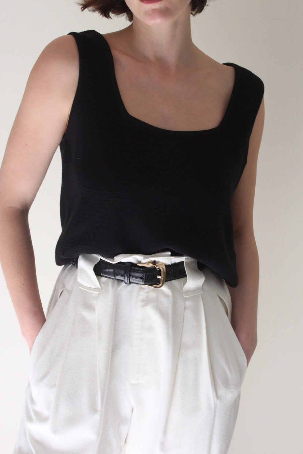 Sally Cotton Seed Stitch Top