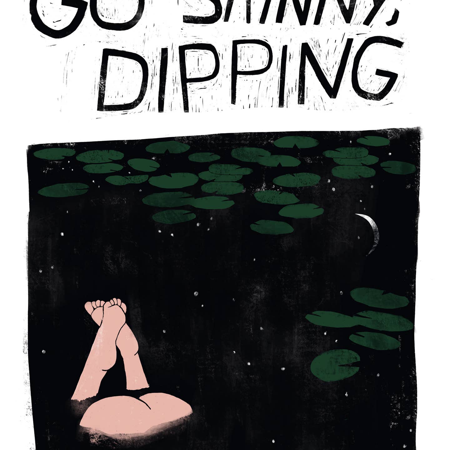 Go Skinny Dipping Print