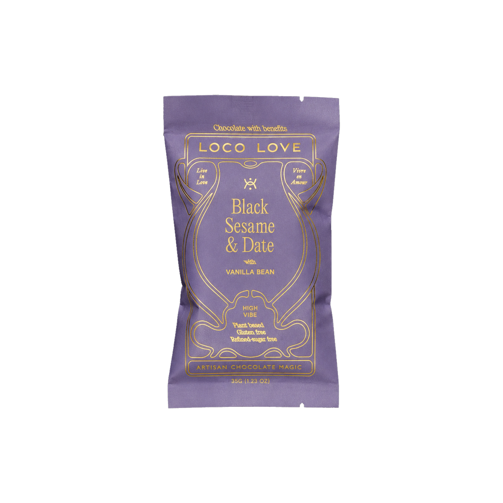 Black Sesame Date Chocolate