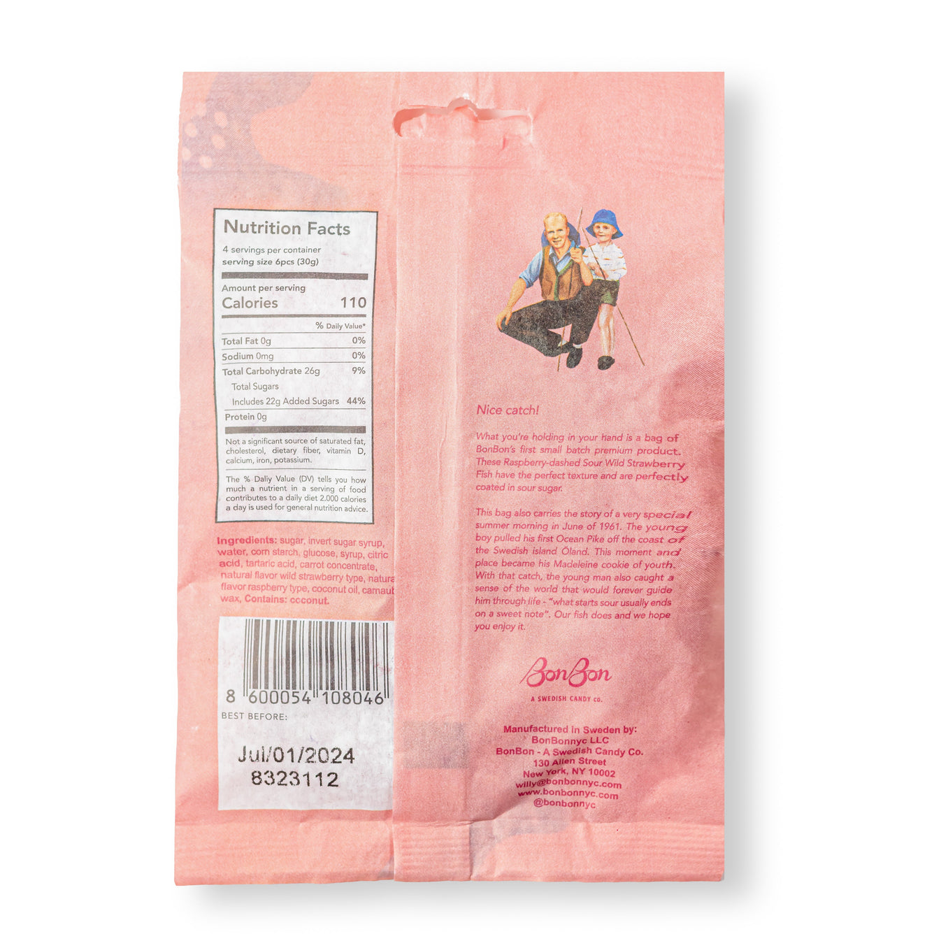 Swedish Fish - Sour Strawberry