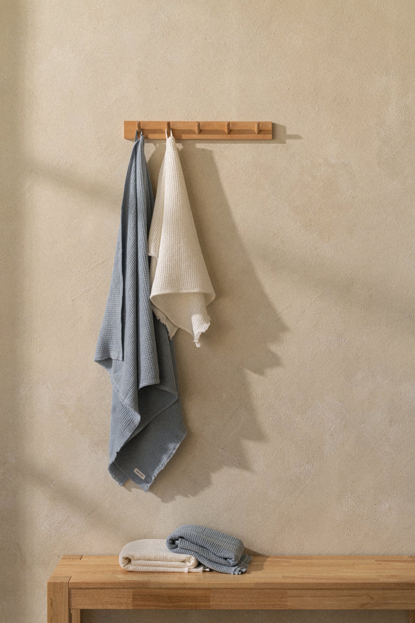 Everyday Waffle Towel / Dusk Blue