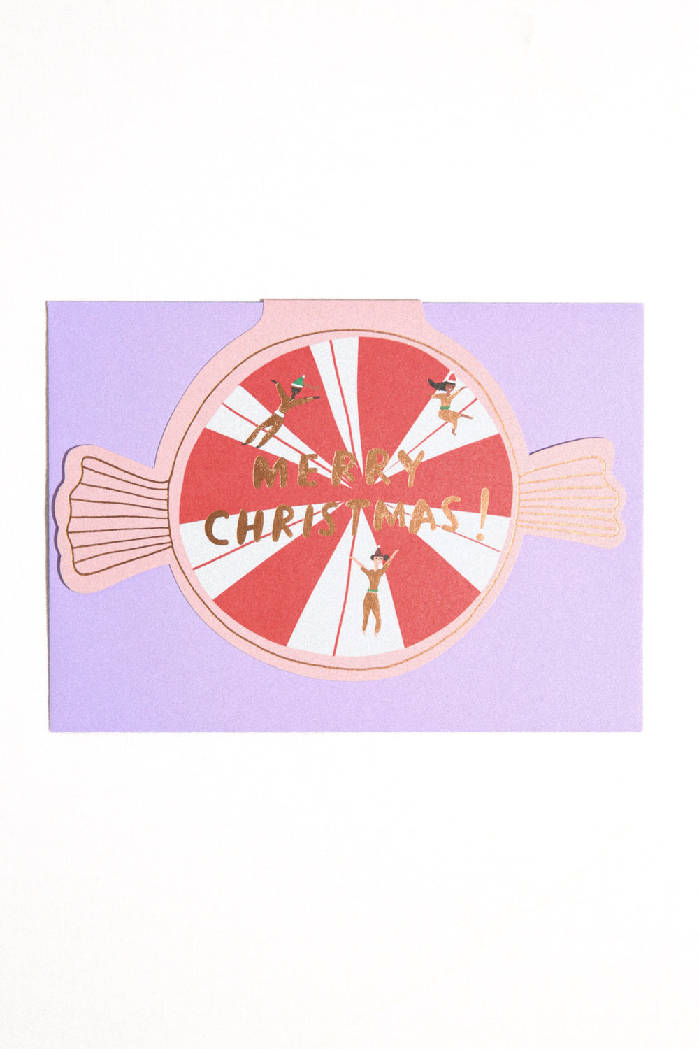 Merry Christmas Peppermint Greeting Card