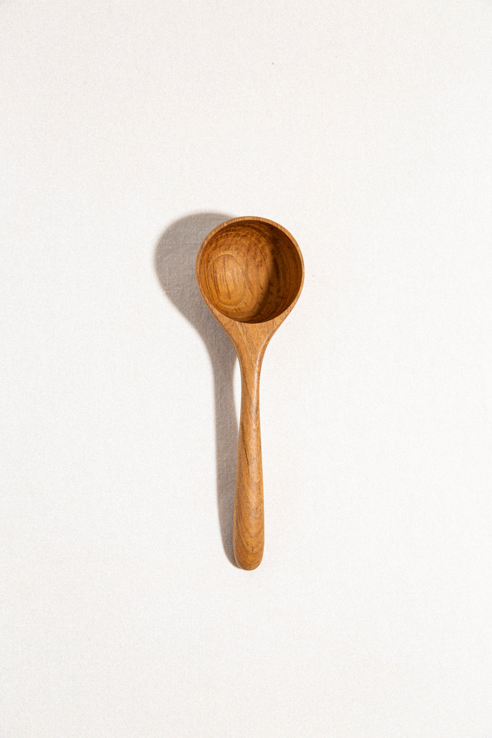 Long Teak Coffee Scoop