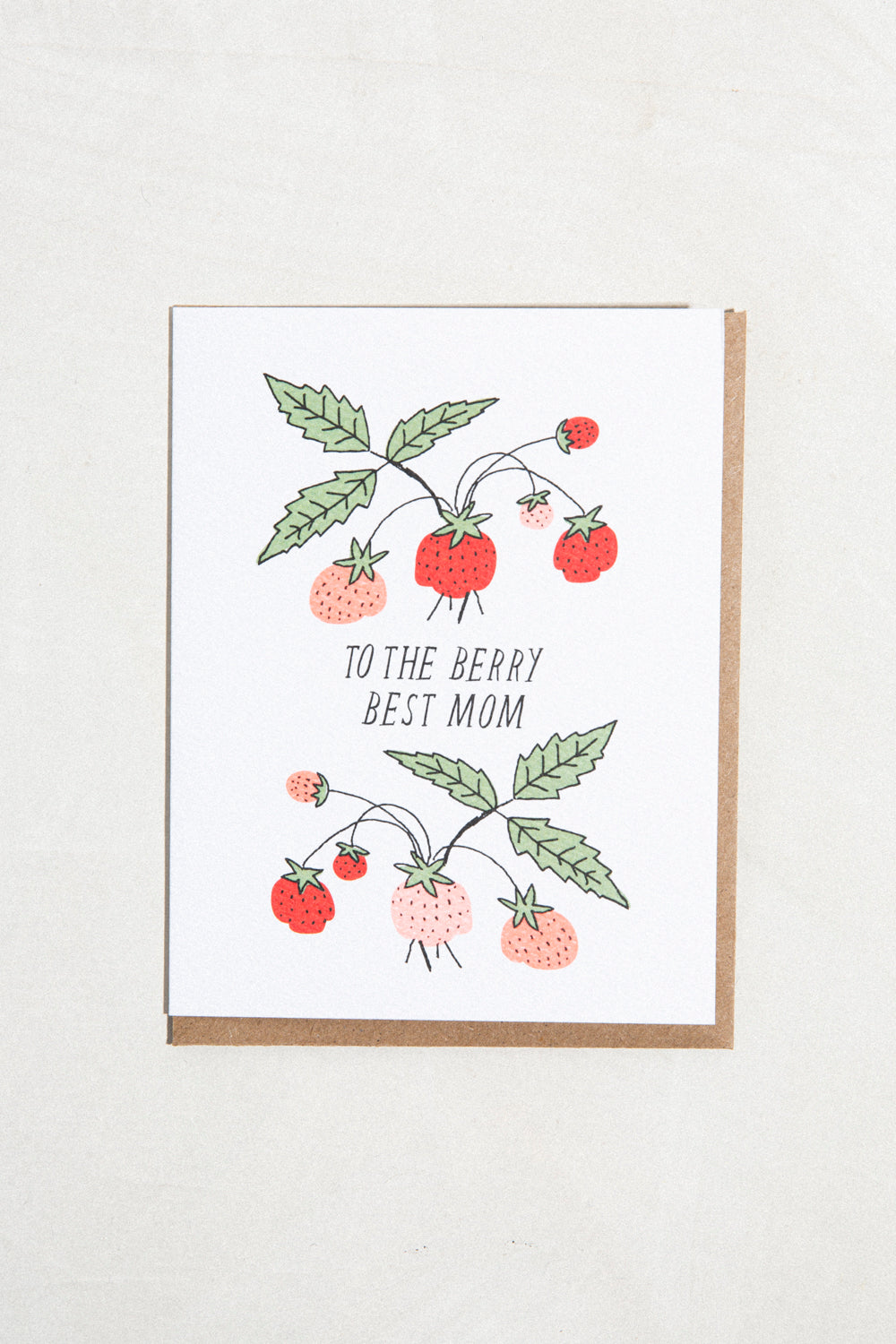 Berry Best Mom Greeting Card
