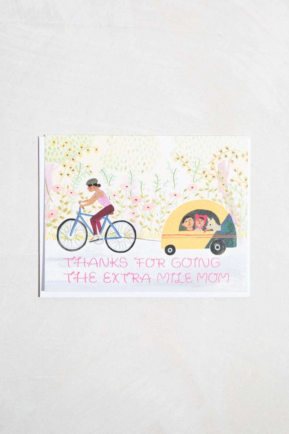 Cyclist Mom Greeting Card
