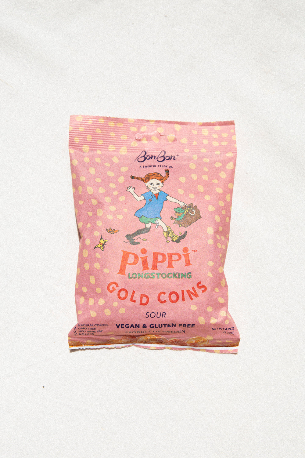Pippi Longstocking’s Sour Gold Coin Gummies