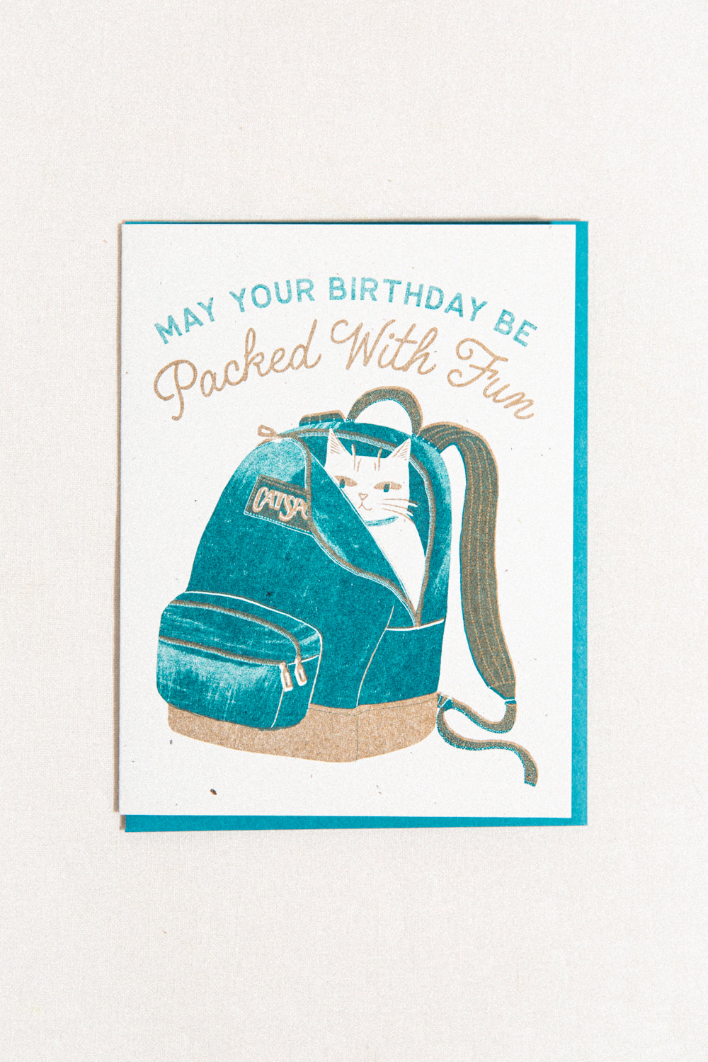 Backpack Birthday Greeting Card