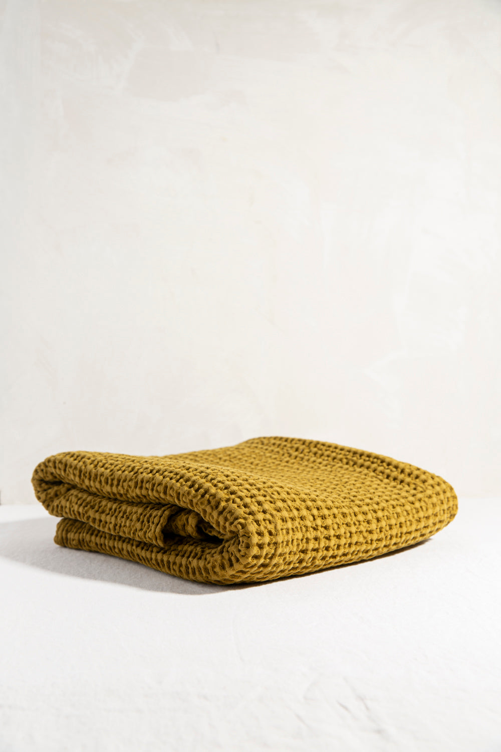Cotton Waffle Weave Towel / Bronze