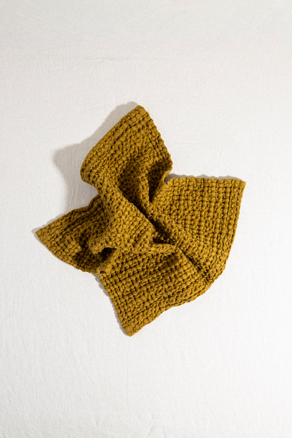 Cotton Waffle Weave Towel / Bronze