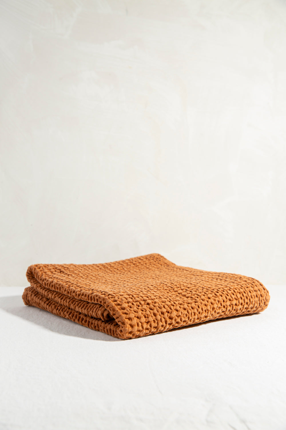 Cotton Waffle Weave Towel / Terracotta