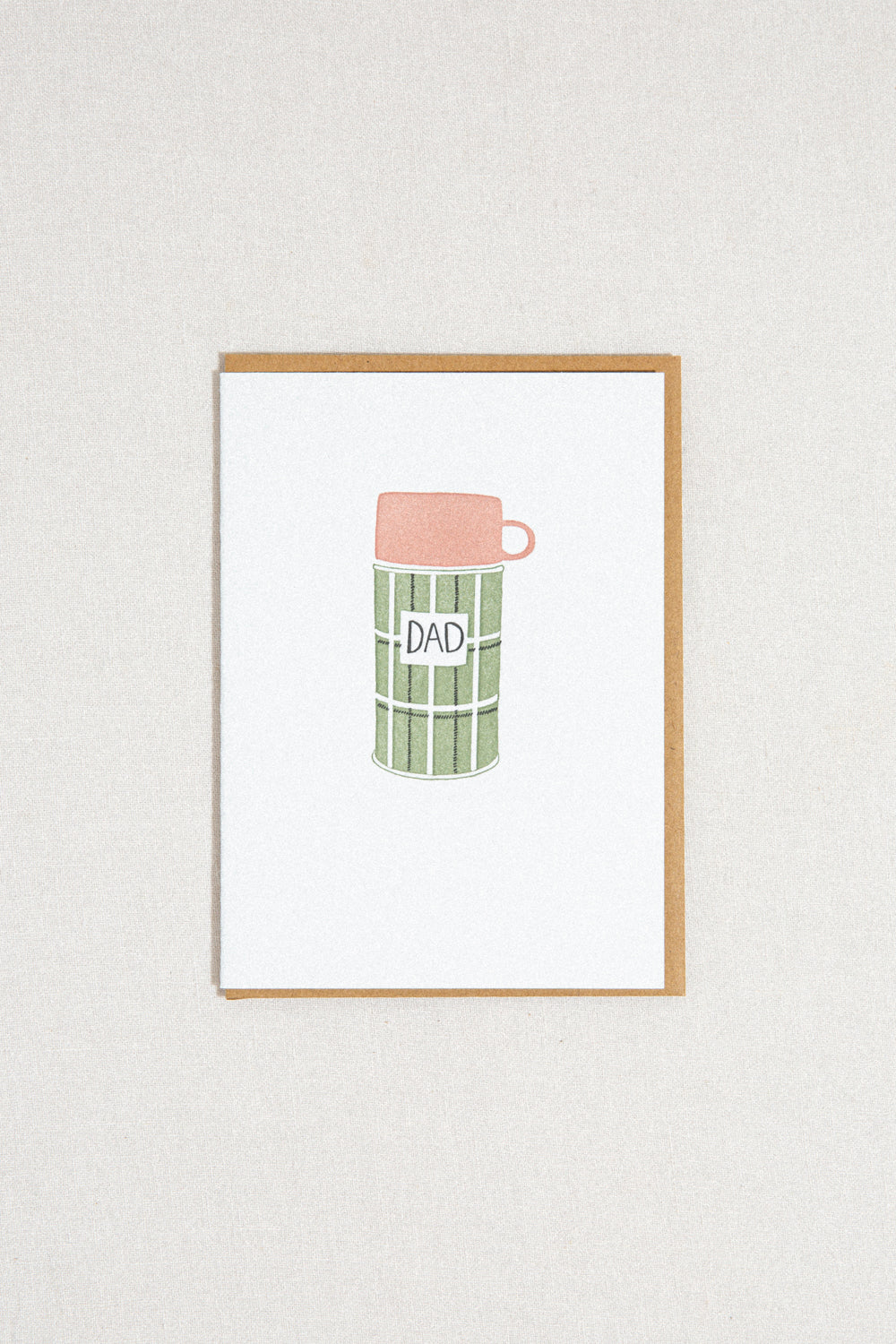 Dad Thermos Greeting Card