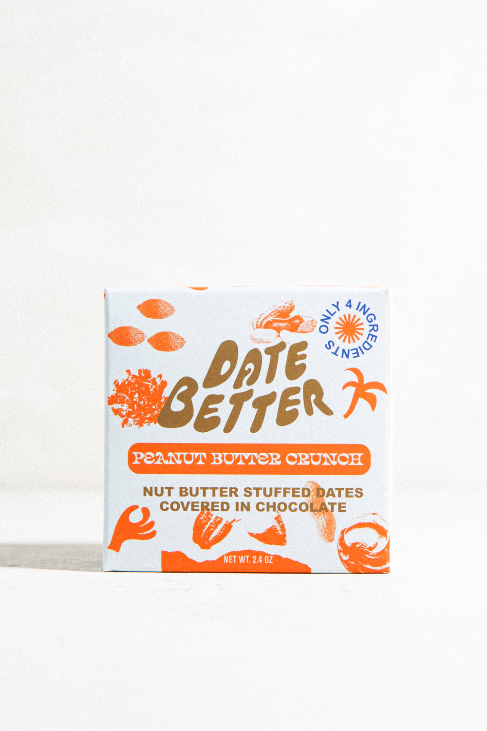 Dark Chocolate Covered Dates / Peanut Butter Crunch