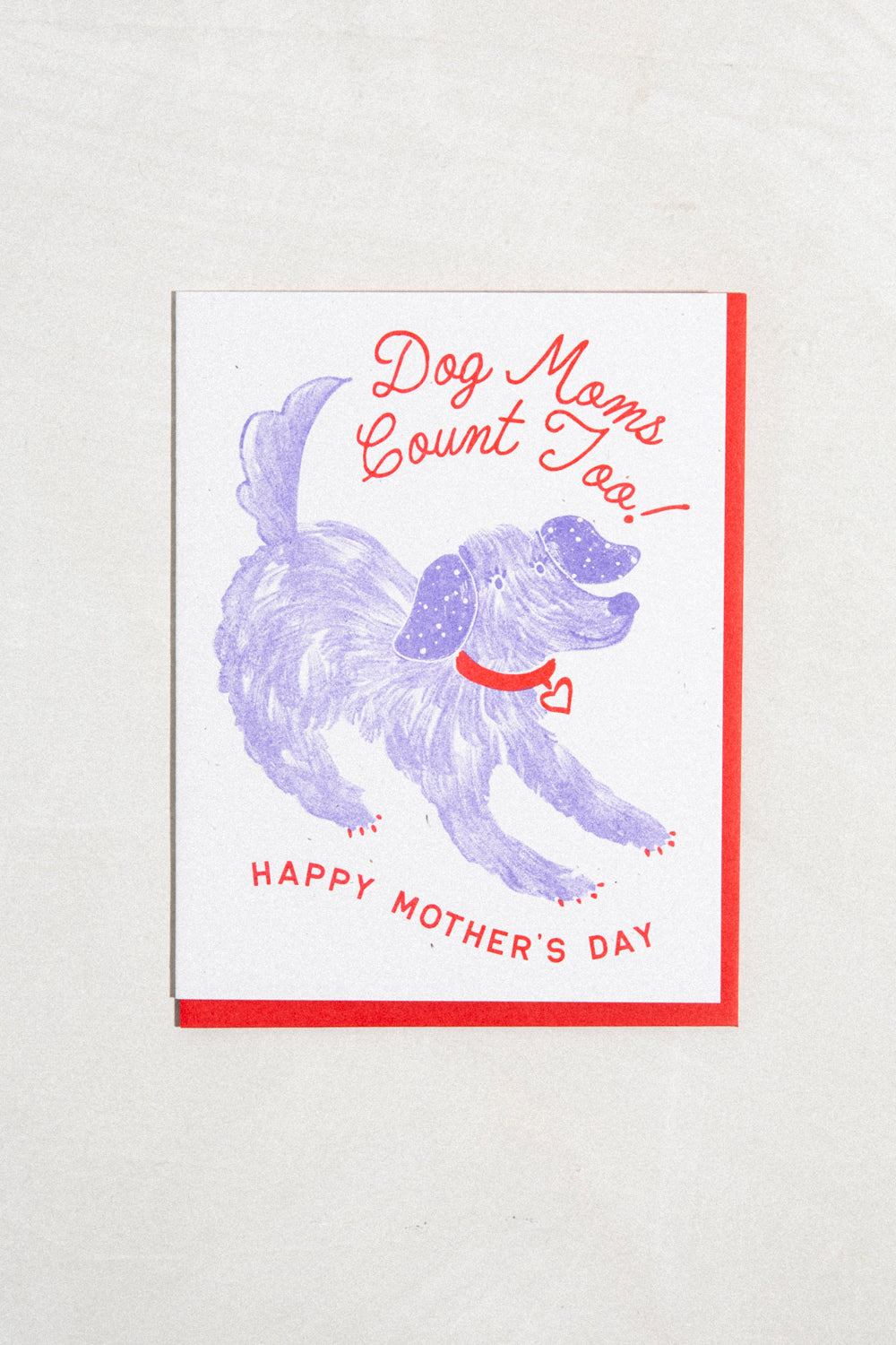 Dog Mom Greeting Card