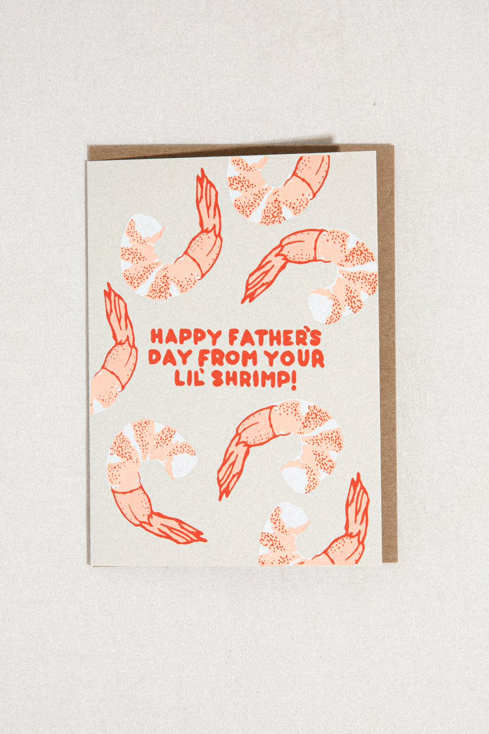 Father's Day Shrimp Greeting Card