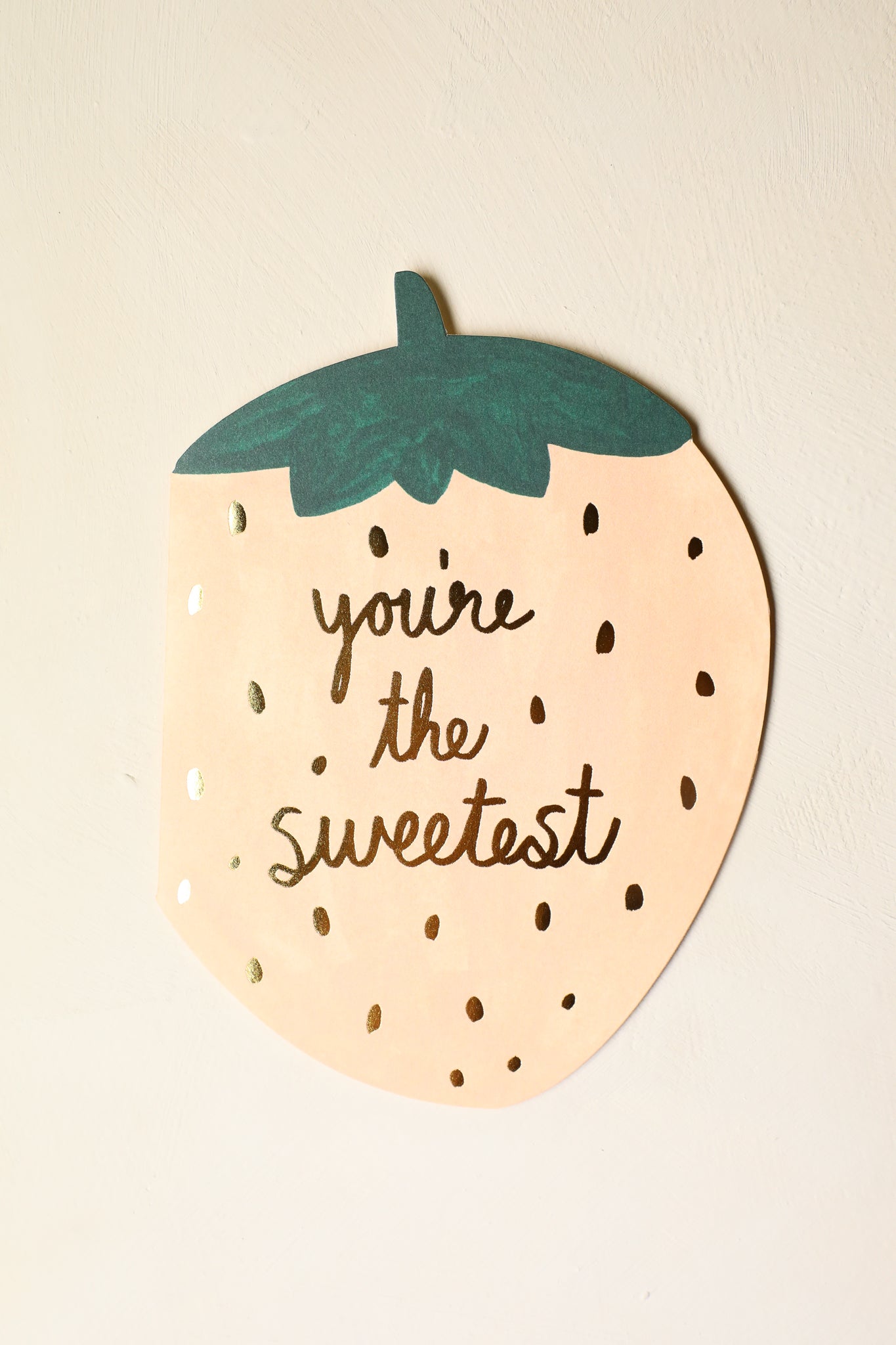 Sweetest Strawberry Greeting Card