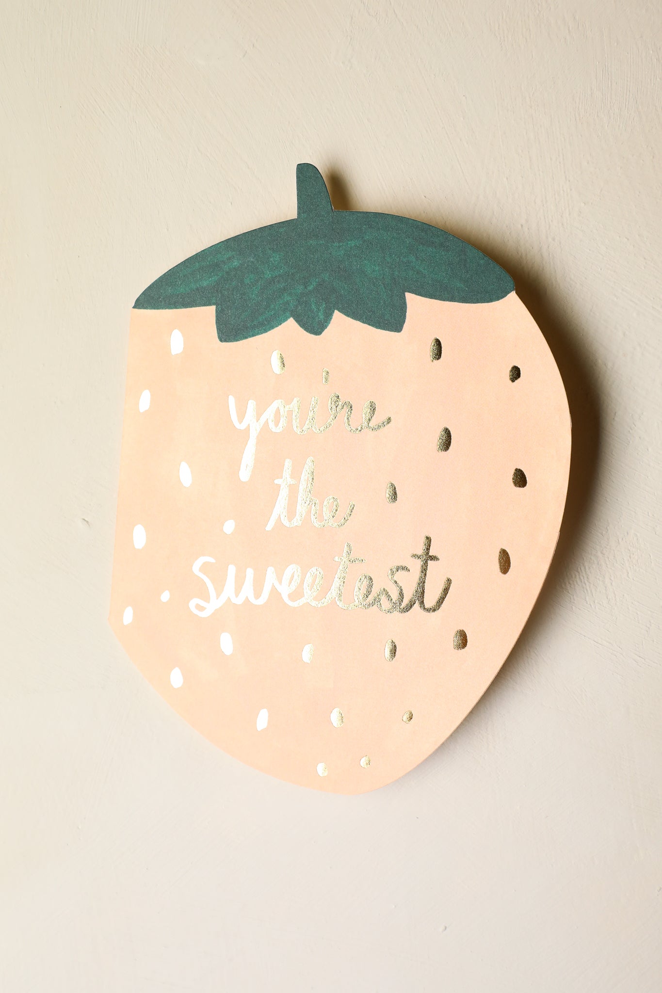 Sweetest Strawberry Greeting Card
