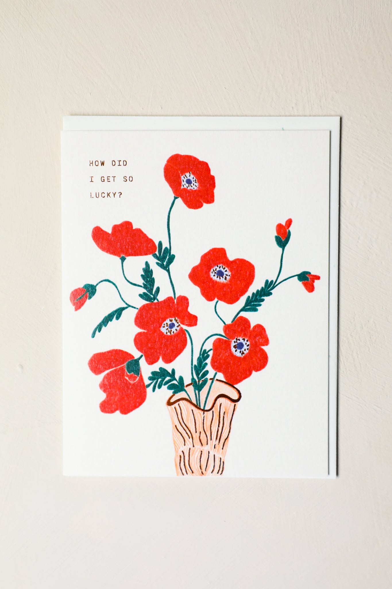 So Lucky Greeting Card