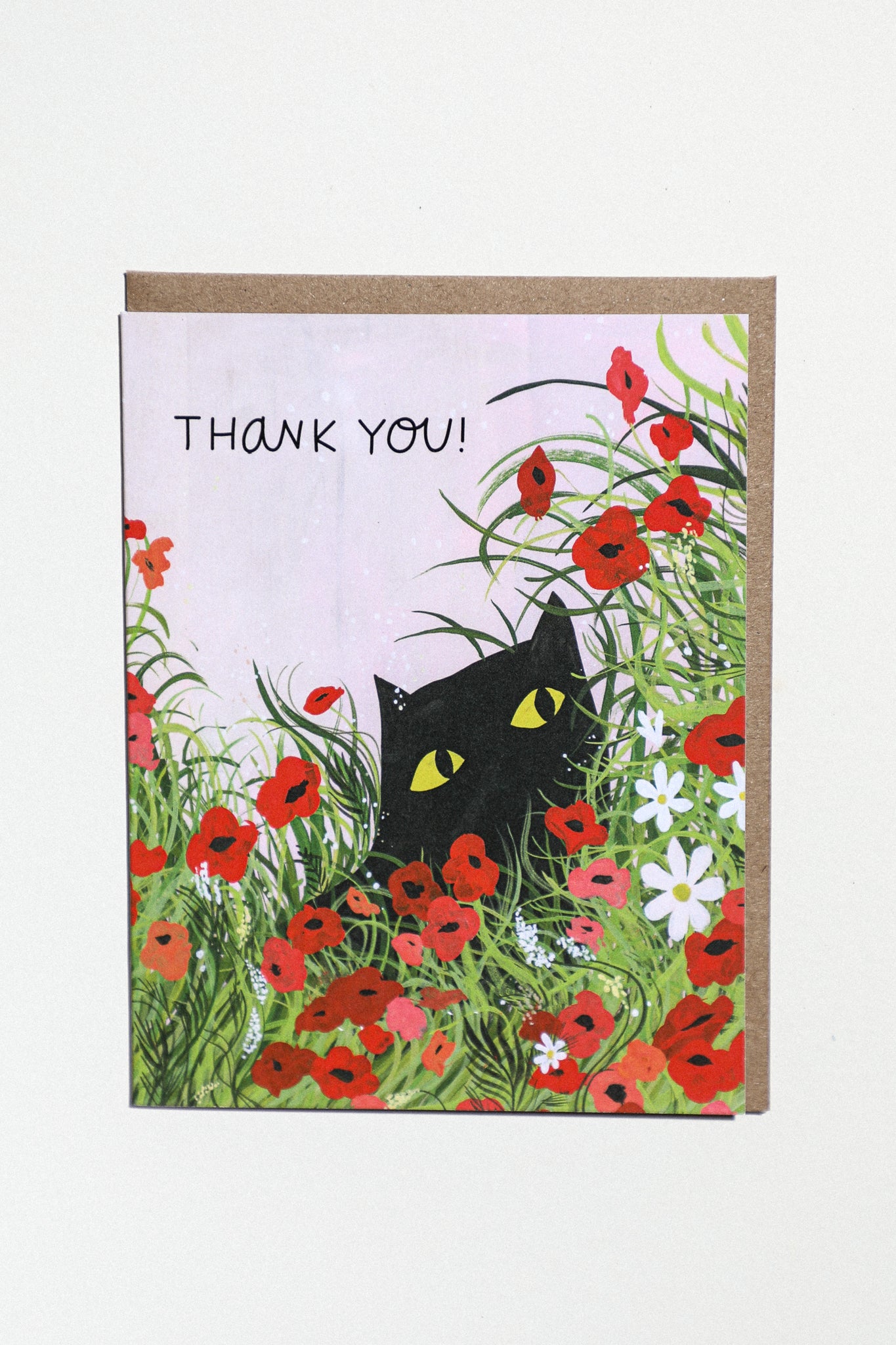 Thank You Cat Greeting Card